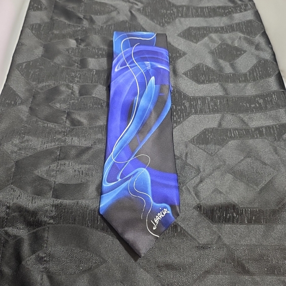 J. Garcia Signature Collection Another Butterfly Silk Necktie 3.5” Wide 60” - Picture 2 of 5